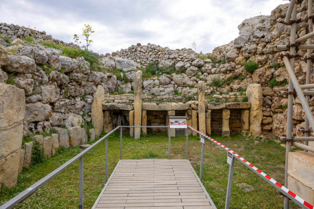 One of the naves, part of Ggantija Temples in Gozo.