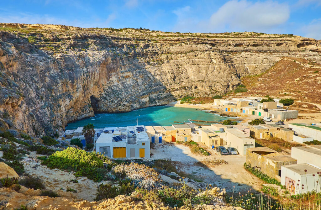 The Inland Sea at Dwejra, Gozo.