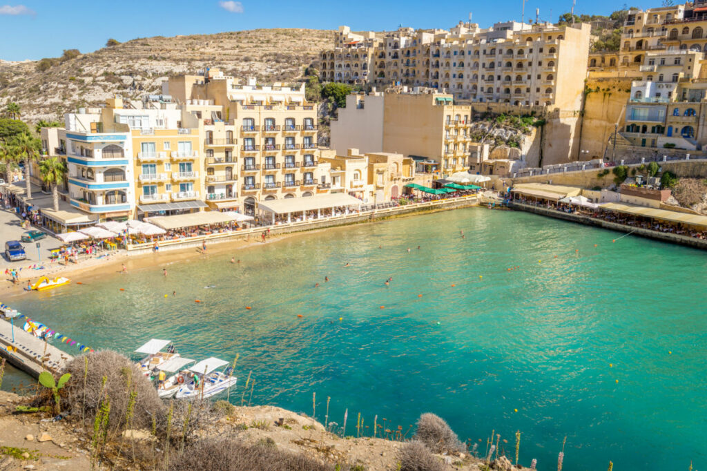 Xlendi Bay in Gozo.
