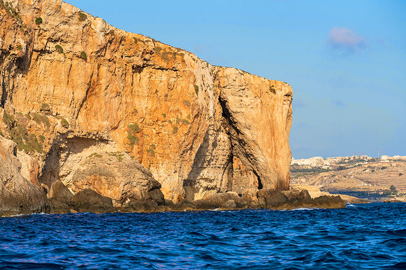 Elephant's Head Rock at Comino, Malta.
